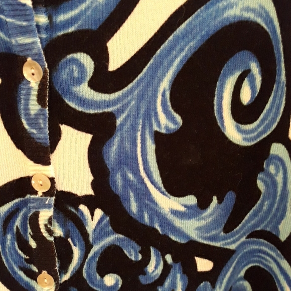 NEW Monroe & Main White Paisley Summer Sweater - Picture 3 of 4